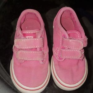 VANS toddler size 6 pink